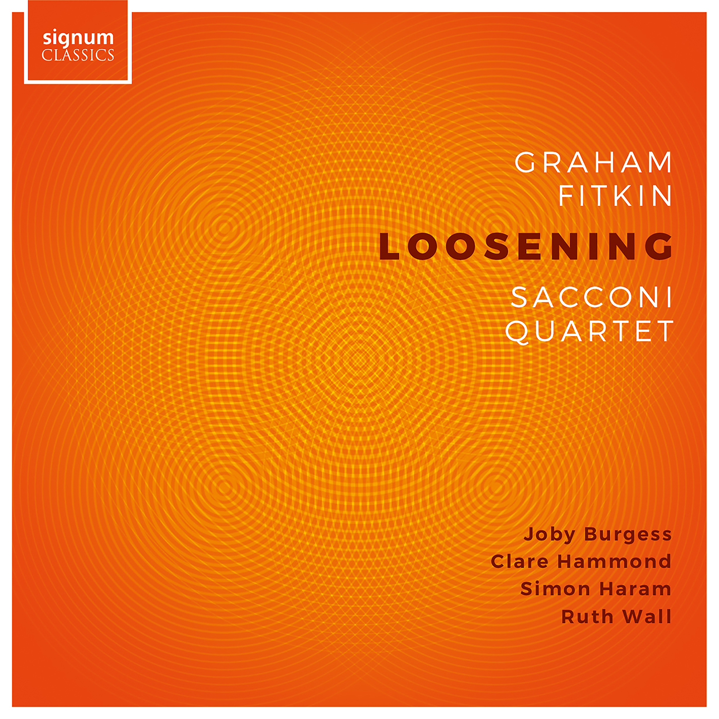 FITKIN: Loosening Fitkin/Sacconi Quartet