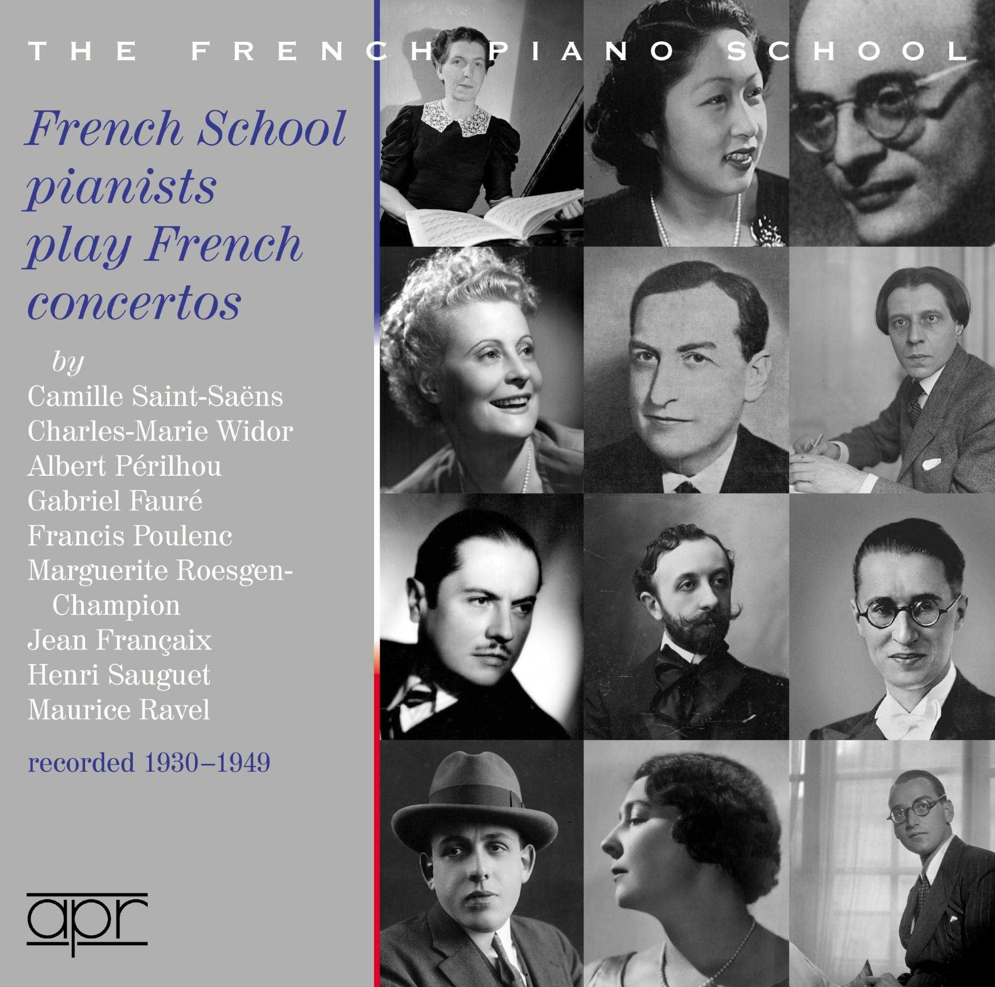 French School Pianists play French Concertos 
