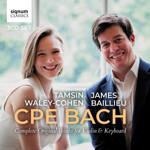 CPE BACH: Compl.Works for Violin Waley-Cohen/Baillieu