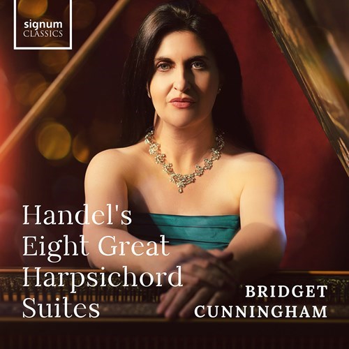 Handel: 8 Great Harpsichord Suites Cunningham,Bridget