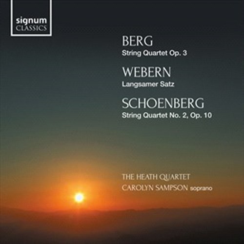 BERG WEBERN SCHOENBERG Heath Quartet/Sampson,C.